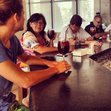 Vanessaの旦那様、Betaさん、Axl、Del James